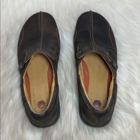 Clarks Unstructured UN-Loop Slip On Shoes Sz 7 W - Picture 3 of 6